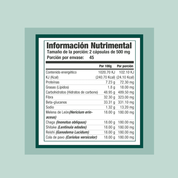 HGS 90 cápsulas | 500mg Adaptoheal® - Imagen 2