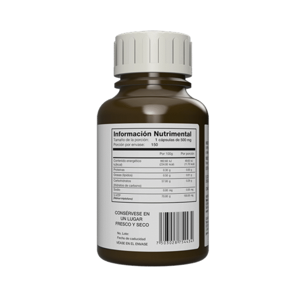 5HTP 150 cápsulas | 500mg Adaptoheal® - Imagen 2