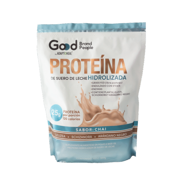 Proteína de Suero de Leche Hidrolizada sabor Chai 907 g | Adaptoheal® - Imagen 2